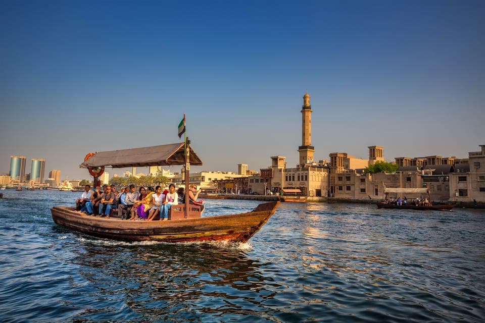 Dubai City Tour with Frame Ticket, Creek, Souks and Blue Mosque - Image 1